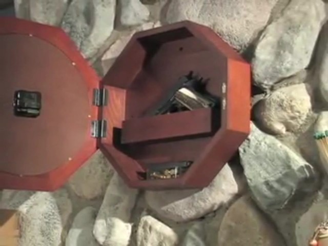 Guide Gear&reg; Octagon Hide - A - Gun Clock Dark Oak - image 8 from the video