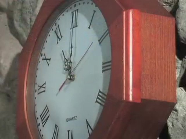 Guide Gear&reg; Octagon Hide - A - Gun Clock Dark Oak - image 9 from the video