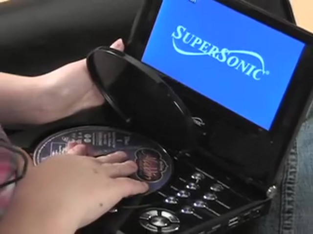 SuperSonic&reg; 7&quot; Portable DVD Player - image 5 from the video
