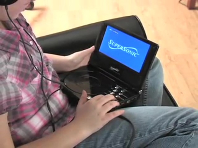 SuperSonic&reg; 7&quot; Portable DVD Player - image 6 from the video