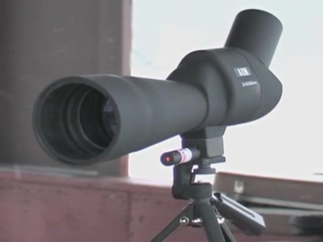 M Sports&reg; 20 - 60x60 mm Spotting Scope with Removable Laser Aiming Device - image 1 from the video