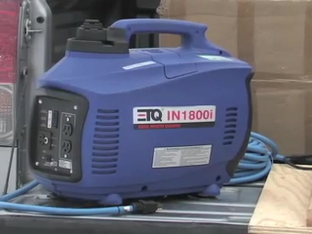 ETQ&reg; 1800 - watt Digital Inverter Generator - image 10 from the video