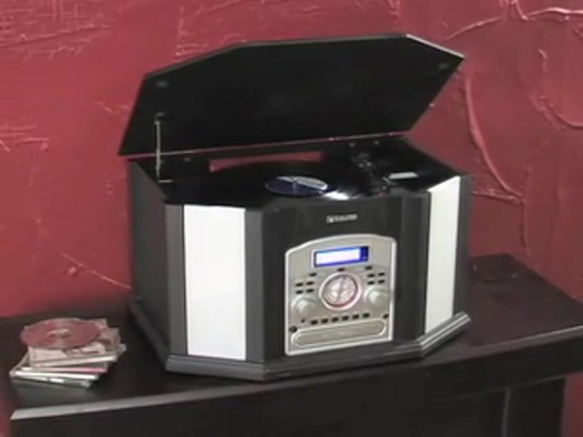 Encore&reg; Retro 6 - in - 1 Stereo with CD Recorder - image 1 from the video
