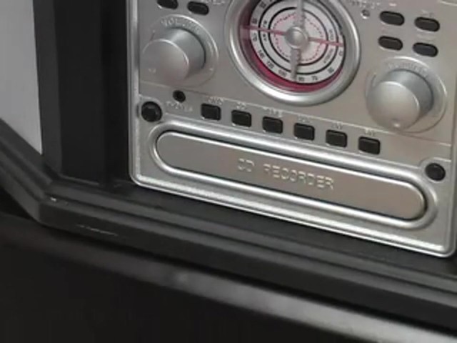 Encore&reg; Retro 6 - in - 1 Stereo with CD Recorder - image 6 from the video