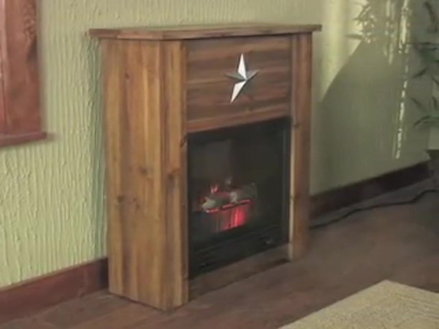 Guide Gear&reg; Rustic Concealment Electric Fireplace - image 1 from the video