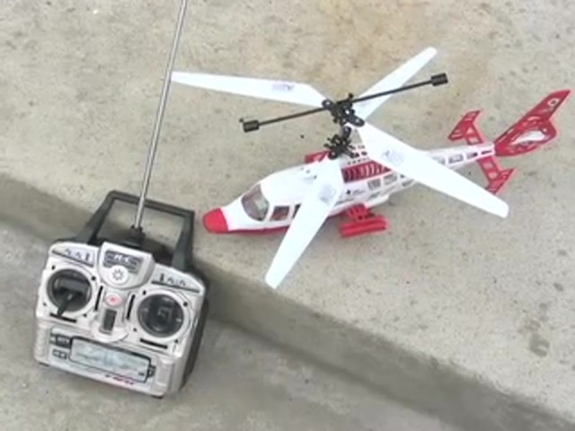 Radio - controlled Sky Invaders 3 - channel Rescue Helicopter - image 10 from the video