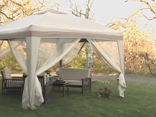 10x10' Portable Patio Gazebo - image 10 from the video