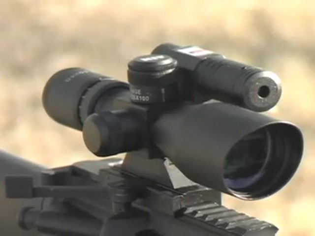 AIM Sports&reg; Green Laser Scope Matte Black - image 3 from the video