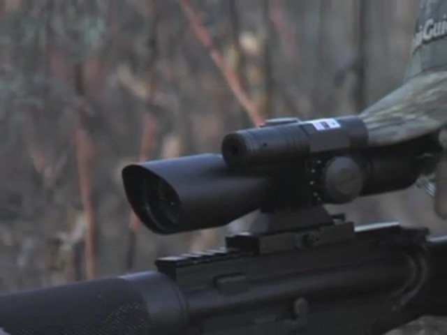 AIM Sports&reg; Green Laser Scope Matte Black - image 7 from the video