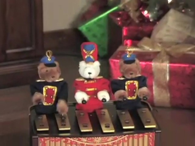 Gold Label&reg; Bandstand Bears Xylophone Music Box - image 10 from the video