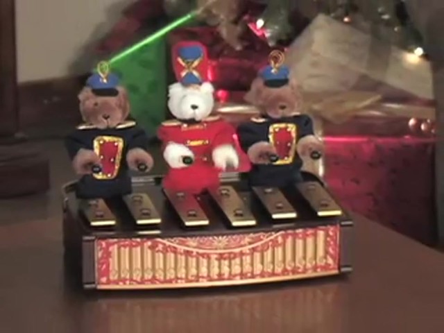 Gold Label&reg; Bandstand Bears Xylophone Music Box - image 4 from the video