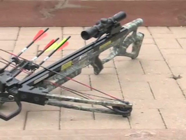 Carbon Express&reg; X - Force&#153; 850 Crossbow Kit with BONUS Universal Cocking Harness  - image 10 from the video