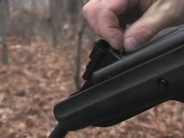 Hatsan&reg; Model 125 Synthetic Thumbhole Stock Air Rifle with 3 - 9x32 mm AO Scope - image 4 from the video