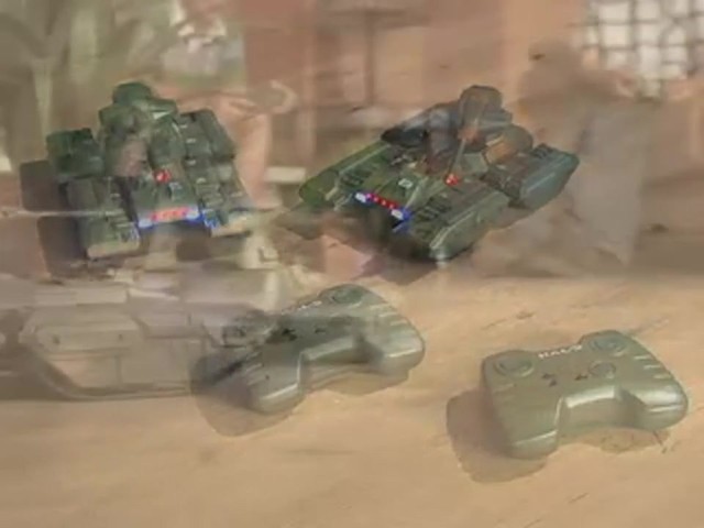 2 Halo® Radio - controlled Laser Battle Tanks - image 1 from the video