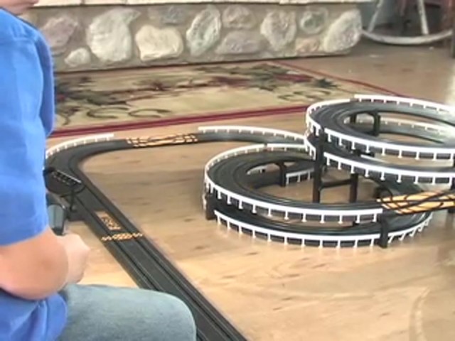 NASCAR&reg; Spiral Speedzone Slot Car Race Set - image 4 from the video