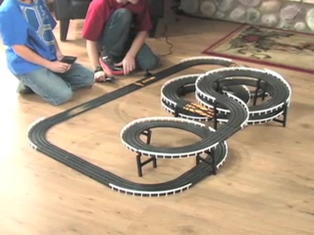 NASCAR&reg; Spiral Speedzone Slot Car Race Set - image 6 from the video