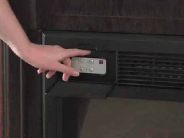 RedCore&#153; Remote - controlled Infrared Fireplace  - image 3 from the video