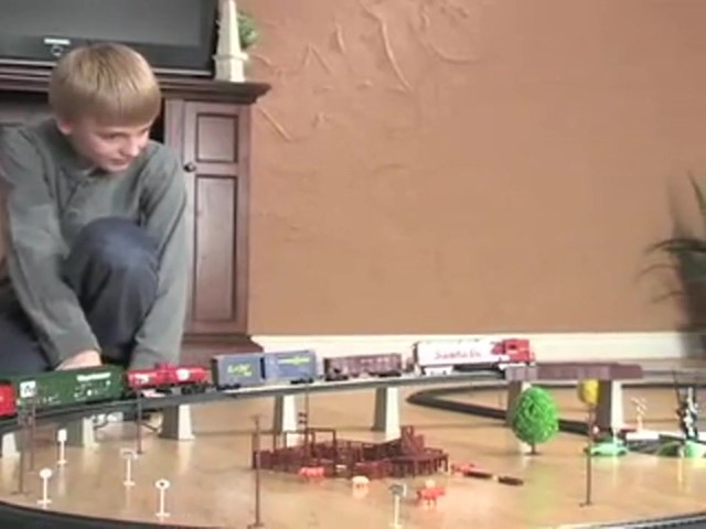 200 - Pc. Life - Like&reg; Super Power Electric Train Set - image 8 from the video