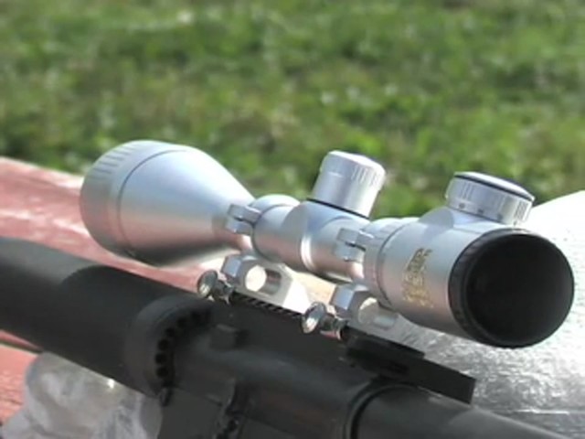 NcSTAR&reg; 6 - 24x50 mm Illuminated Scope Silver - tone - image 10 from the video