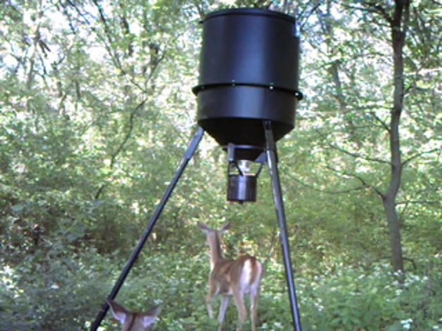 Moultrie&reg; 30 - gallon Pro Hunter Digital Tripod Feeder Black - image 2 from the video