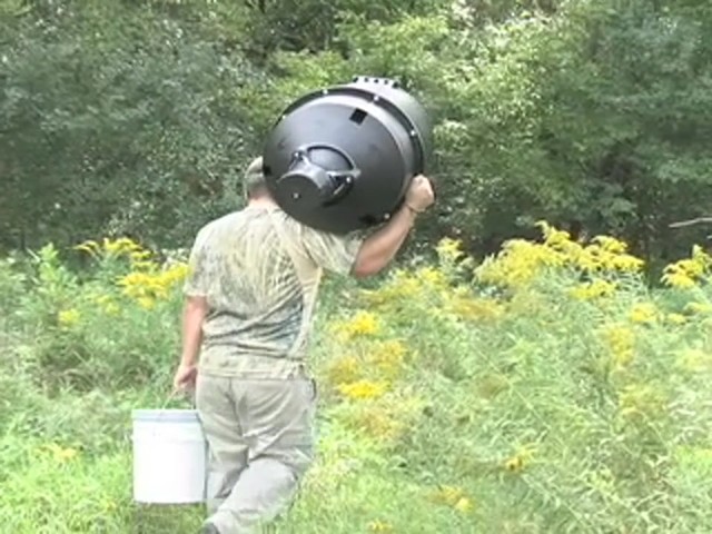 Moultrie&reg; 30 - gallon Pro Hunter Digital Tripod Feeder Black - image 3 from the video