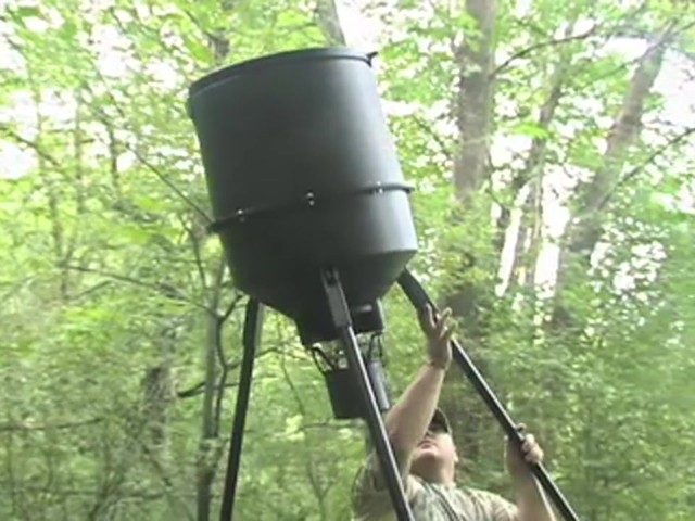 Moultrie&reg; 30 - gallon Pro Hunter Digital Tripod Feeder Black - image 5 from the video