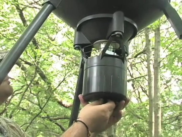 Moultrie&reg; 30 - gallon Pro Hunter Digital Tripod Feeder Black - image 7 from the video