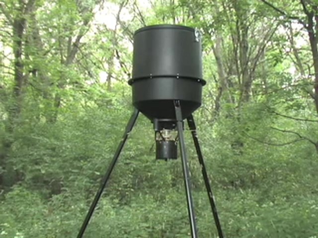 Moultrie&reg; 30 - gallon Pro Hunter Digital Tripod Feeder Black - image 9 from the video