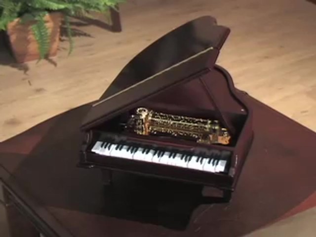 Gold Label&reg; Piano Concertina Holiday Music Box - image 1 from the video