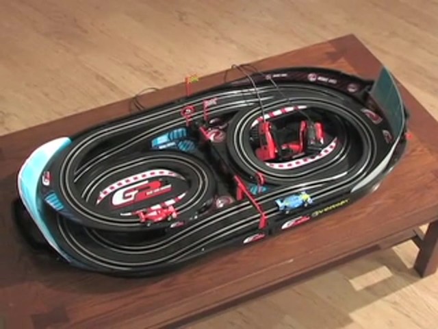 Venom&reg; Portable Crank Slot Car Set - image 1 from the video