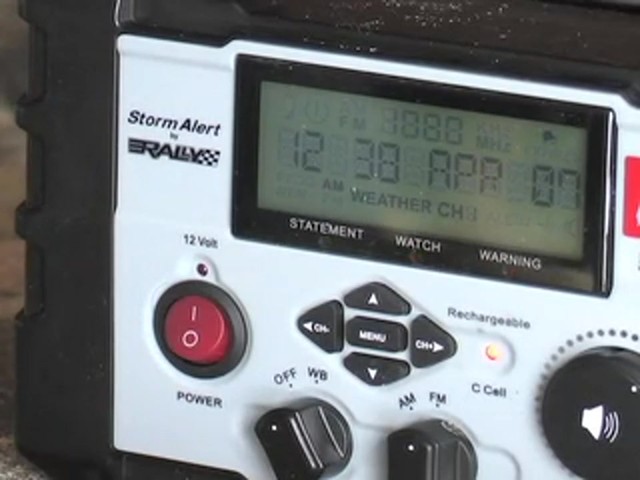 Storm Alert Crank Weather Band Radio - image 3 from the video