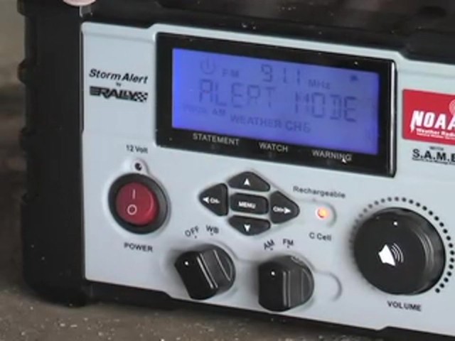 Storm Alert Crank Weather Band Radio - image 5 from the video