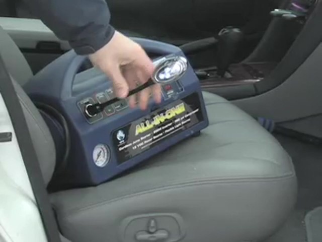 UPG&reg; All - in - 1 Jumpstarter with 200W Inverter and Air Compressor - image 5 from the video