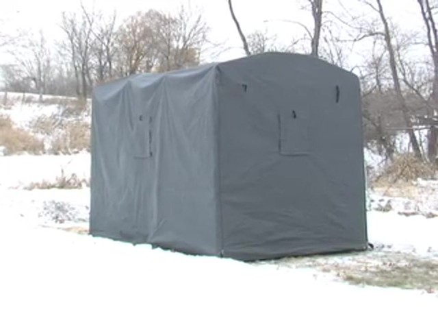 Guide Gear&reg; 9x6' Storage Shed Charcoal - image 6 from the video