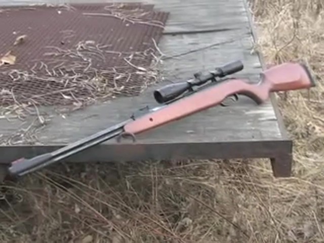 Browning&reg; Leverage .177 cal. Air Rifle with 3 - 9x40 mm Scope - image 10 from the video