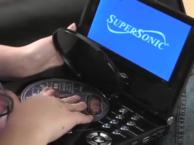 SuperSonic&reg; 7&quot; Portable DVD Player - image 5 from the video