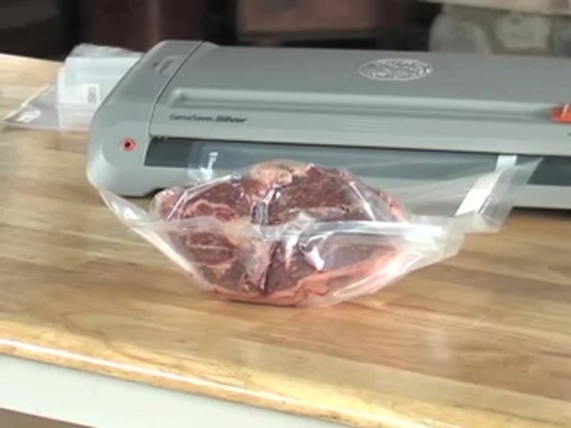 GameSaver&reg; Silver Food Sealer - image 6 from the video