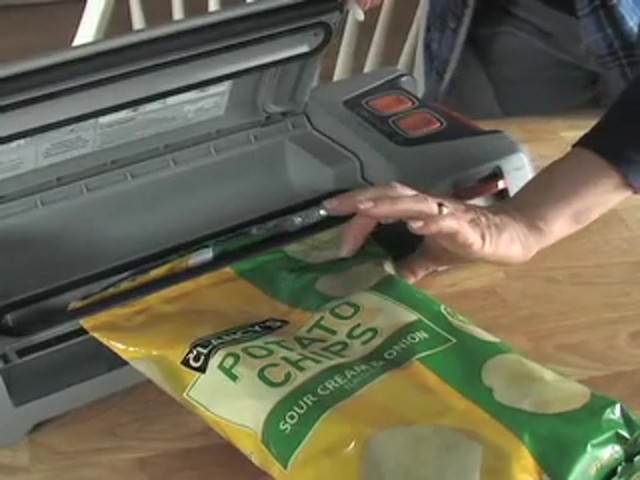 GameSaver&reg; Silver Food Sealer - image 7 from the video