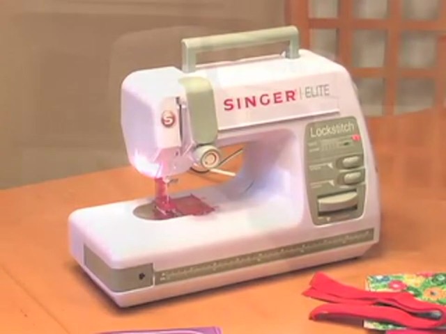 Singer&reg; Deluxe Elite Lockstitch Sewing Center - image 1 from the video