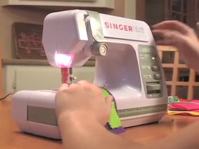Singer&reg; Deluxe Elite Lockstitch Sewing Center - image 2 from the video