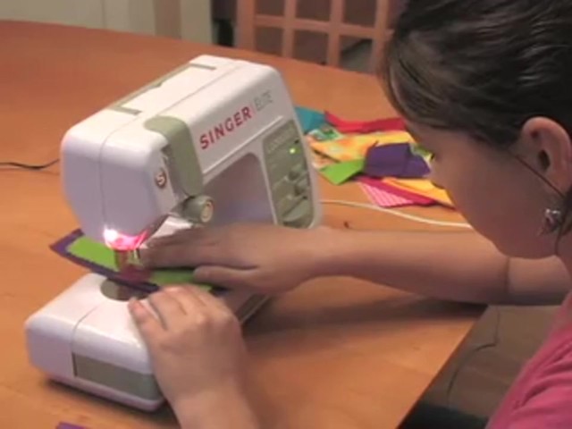 Singer&reg; Deluxe Elite Lockstitch Sewing Center - image 5 from the video
