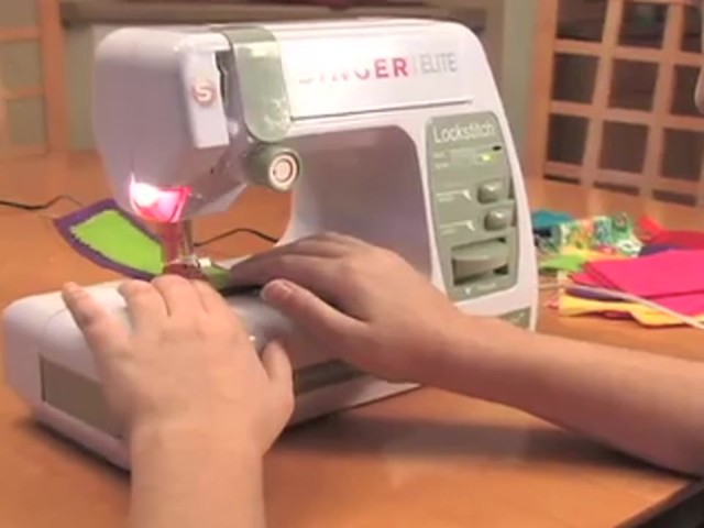 Singer&reg; Deluxe Elite Lockstitch Sewing Center - image 9 from the video