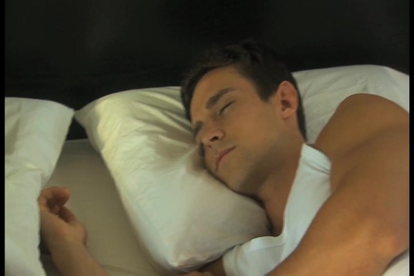Sleep Studio® Advanced Contour Memory Foam Pillow - image 7 from the video