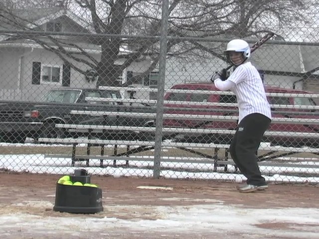 Axiom® Toss Master Soft Toss Pitching Machine - image 3 from the video