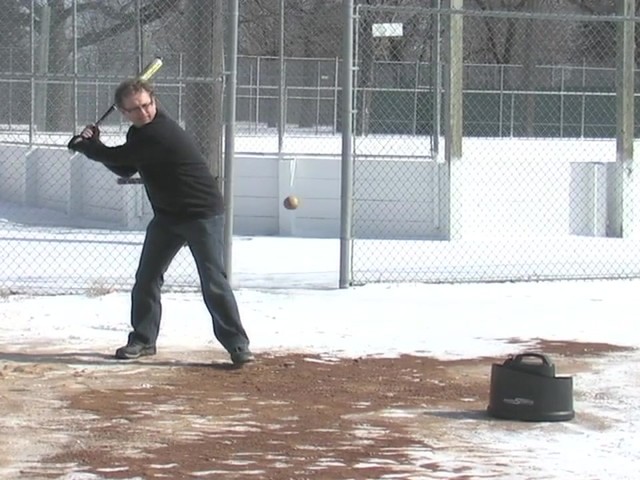 Axiom® Toss Master Soft Toss Pitching Machine - image 7 from the video