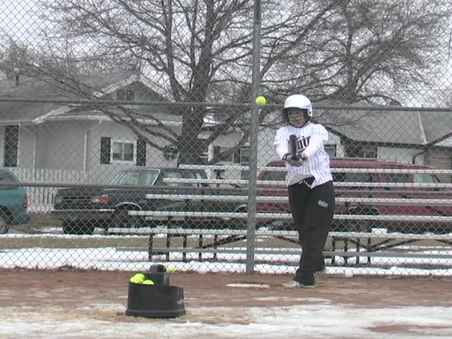 Axiom® Toss Master Soft Toss Pitching Machine - image 8 from the video