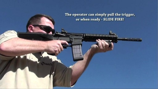 Slide Fire Solutions® SSAR - 15 Rifle Stock Kit - image 4 from the video