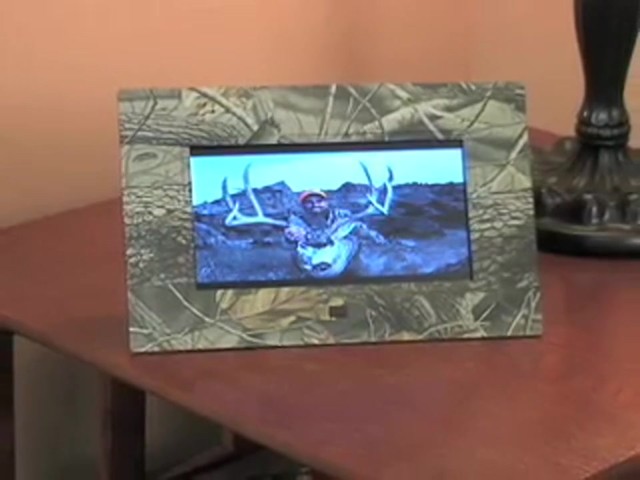 Realtree&reg; 7&quot; Digital Photo Frame with MP3 Function - image 2 from the video
