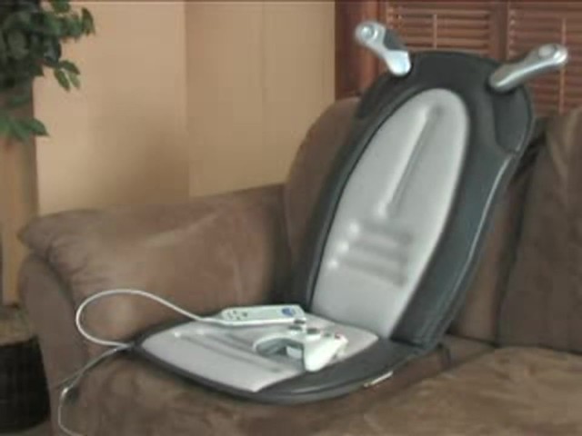 Homedics&reg; I - cush Massage Cushion with Built - in Speakers  - image 1 from the video
