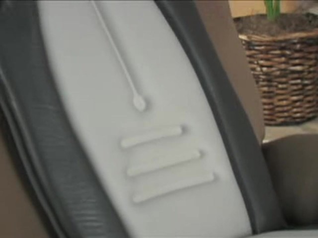 Homedics&reg; I - cush Massage Cushion with Built - in Speakers  - image 8 from the video